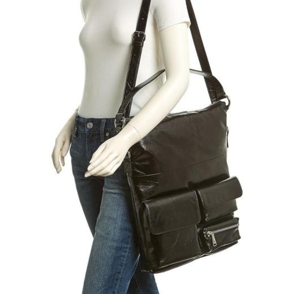 hobo explorer leather shoulder bag